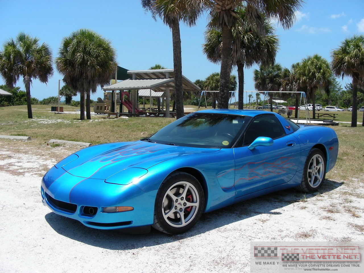 2000 Corvette Coupe Nassau Blue Metallic