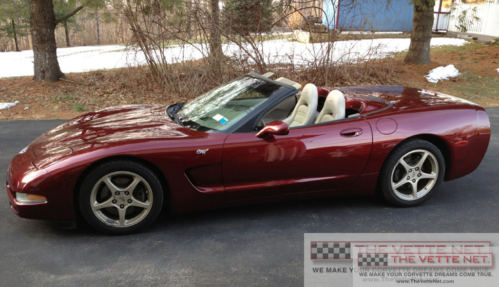 2003 Corvette Convertible Anniversary Red