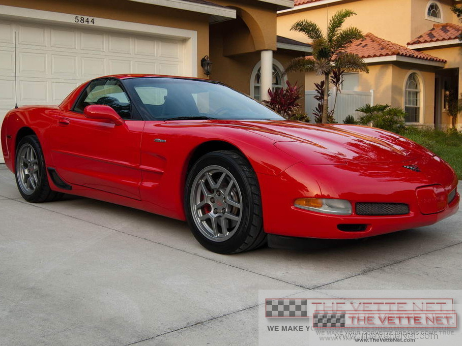 2002 Corvette Hardtop Torch Red
