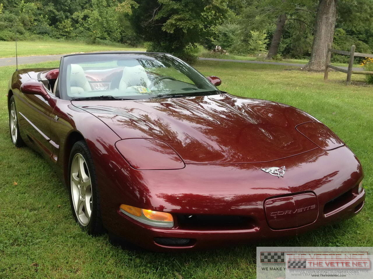 2003 Corvette Convertible Anniversary Red
