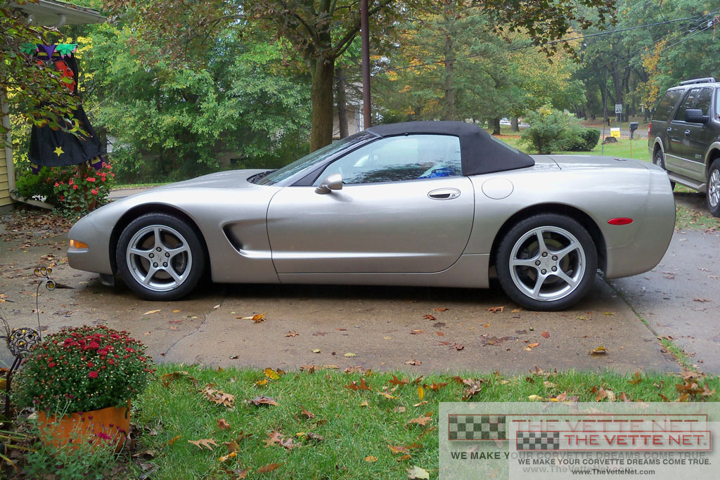 2000 Corvette Convertible Light Pewter Metallic