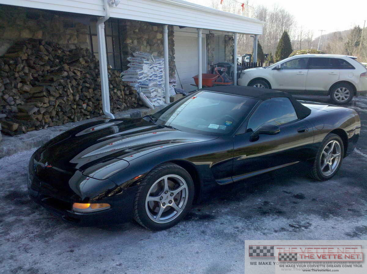2001 Corvette Convertible Black