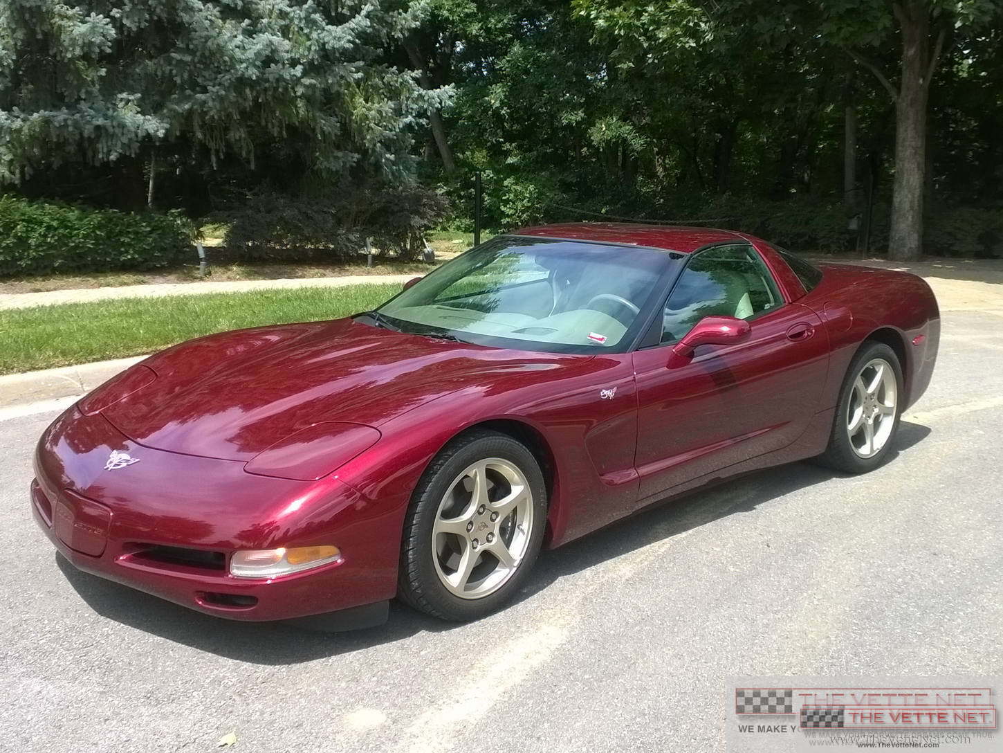 2003 Corvette Coupe Anniversary Red