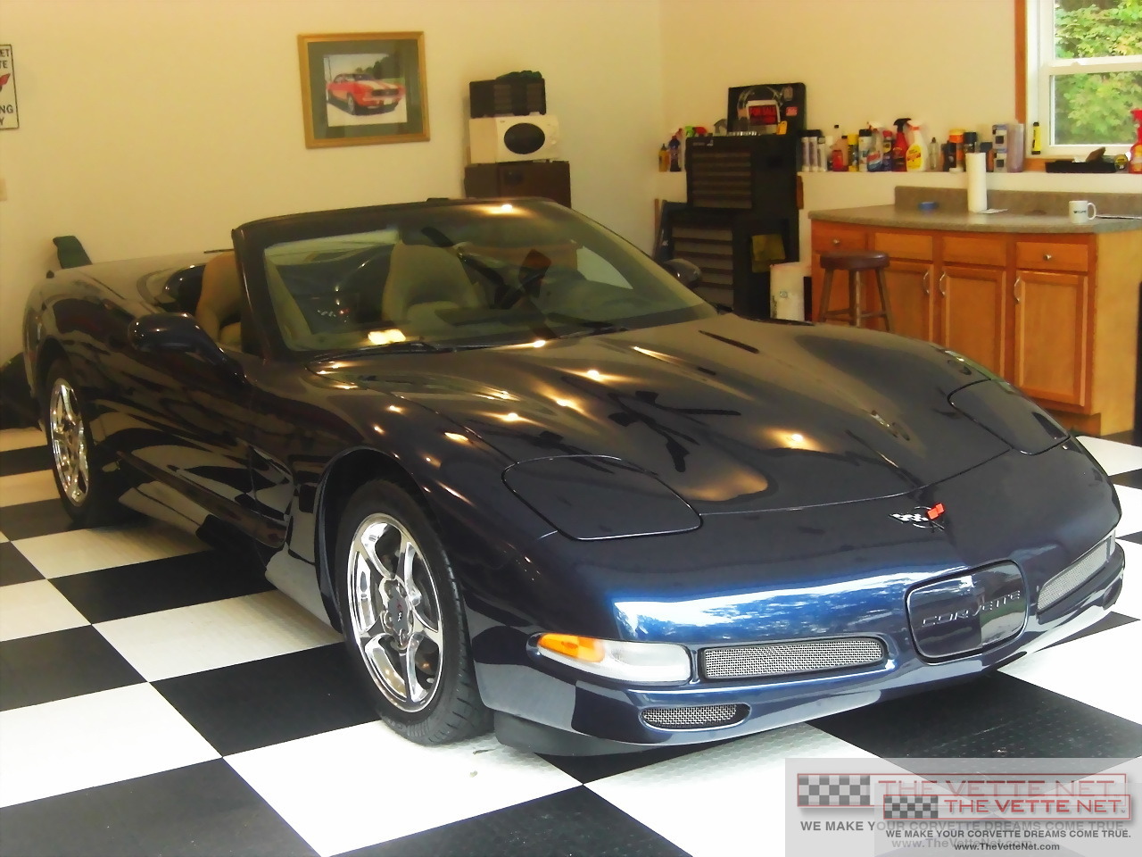 2001 Corvette Convertible Navy Blue Metallic