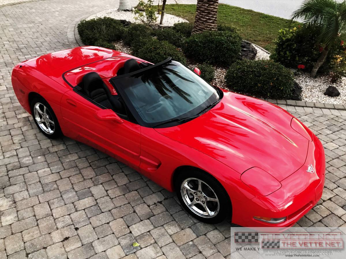 2003 Corvette Convertible Red