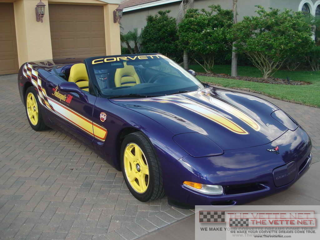 1998 Corvette Convertible Radar Blue Pace Car