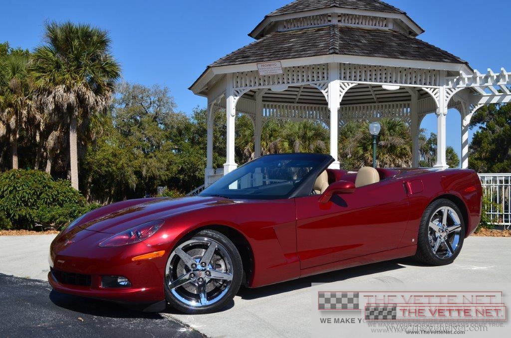 2007 Corvette Convertible Monterey Red