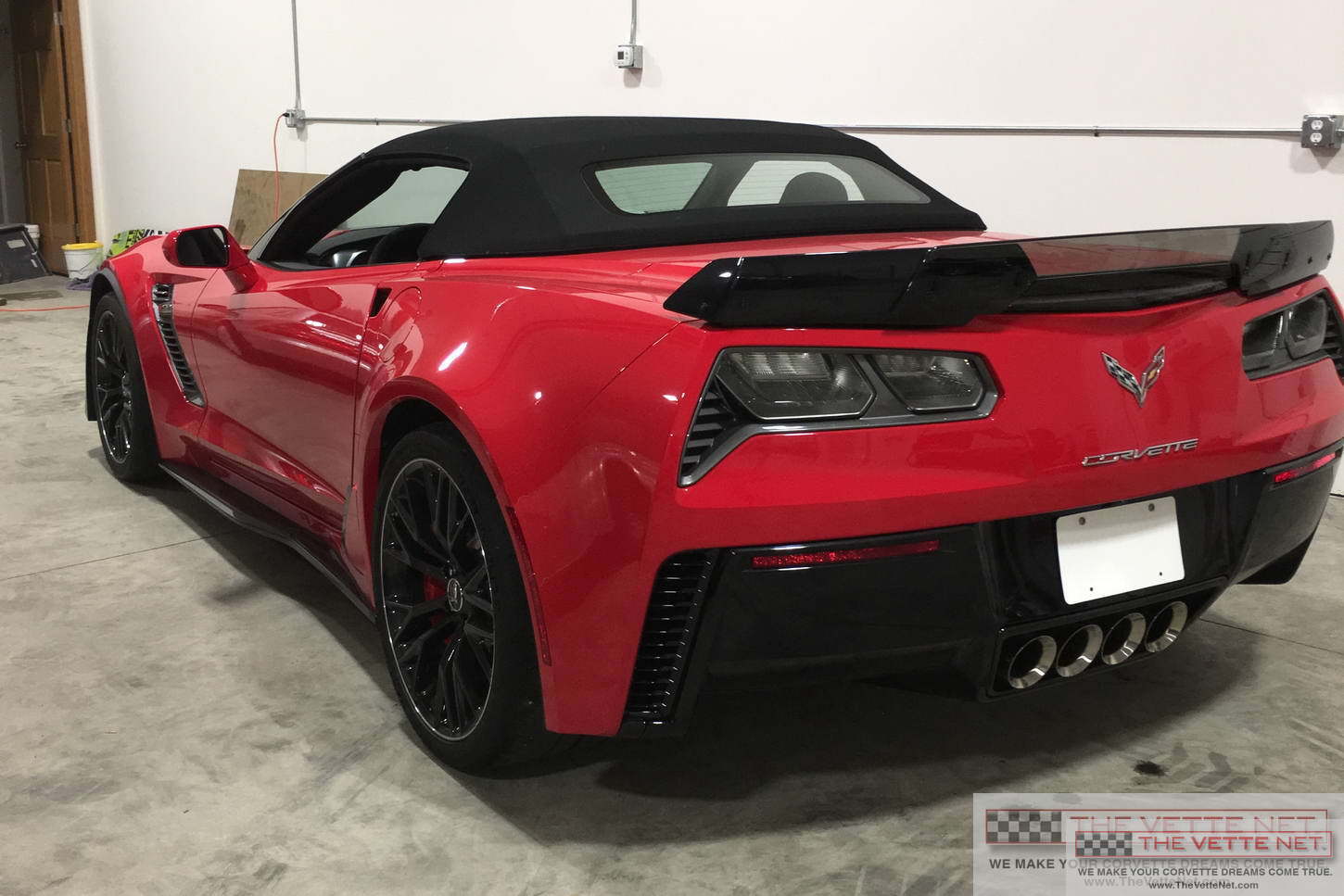 2016 Corvette Convertible Red