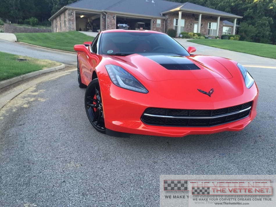 2015 Corvette Coupe Red