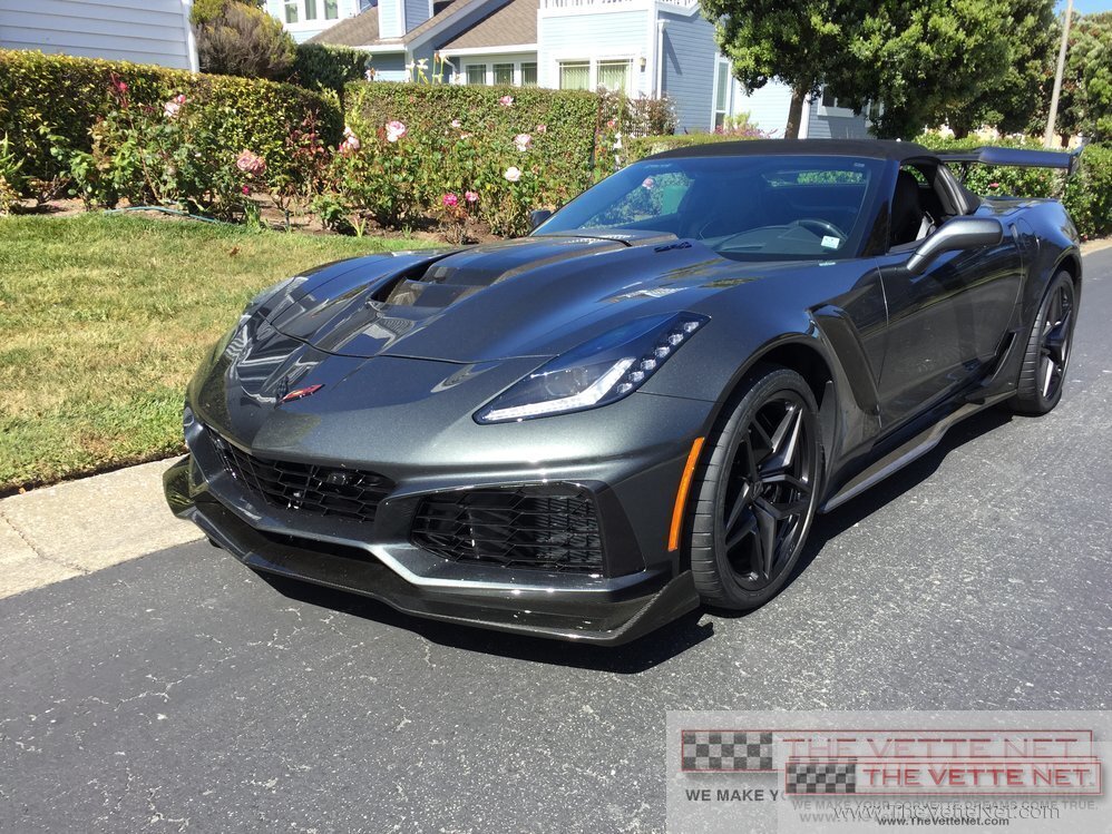 2019 Corvette Convertible Watkins Glen Gray