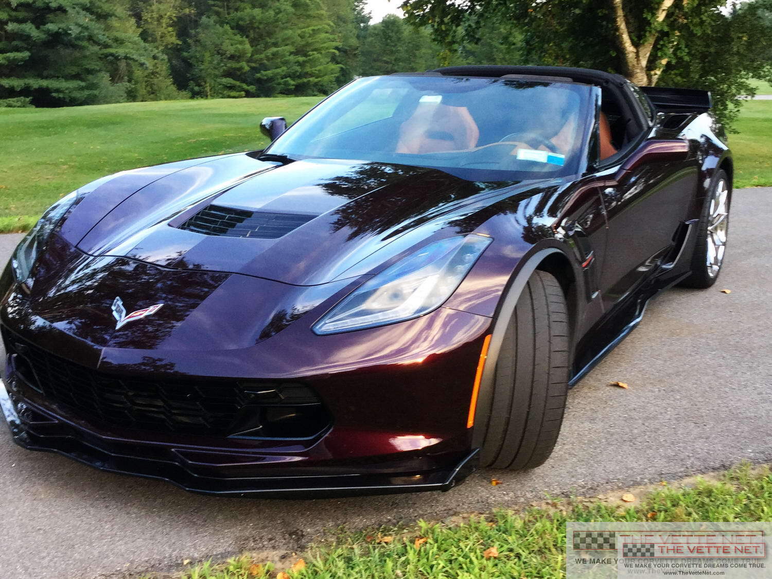 2017 Corvette Coupe Black Rose Metallic